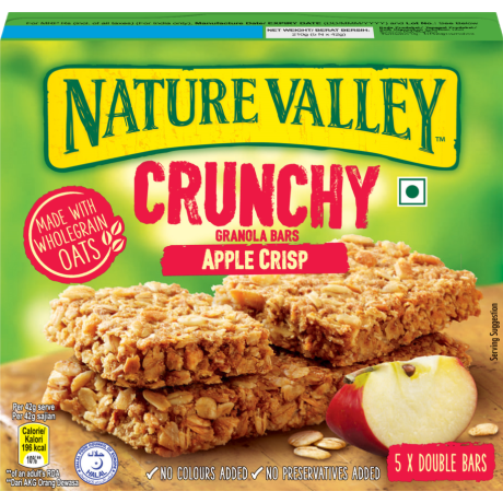 Apple Crisp Granola Snack Bars